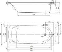 Ванна Cersanit Iva 180x80 фото №3 — интернет-магазин Desire.md