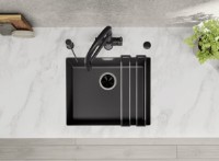 Ventil pentru lavoare Blanco Air Switch Cap Matt Black imaginea #2 — magazin online Desire.md