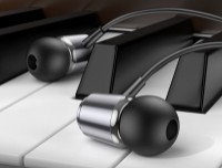 Наушники Hoco M108 Spring Metal Gray фото №2 — интернет-магазин Desire.md