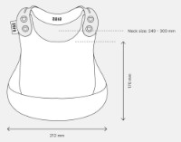 Слюнявчик BIBS Cloud (4000223) фото №3 — интернет-магазин Desire.md