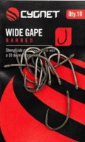 Cârlige pentru pescuit Cygnet Wide Gape XS Hooks Barbed 6 10pcs imaginea #1 — magazin online Desire.md