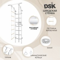 Spalier gimnastica DSK 4 (11.21.7.06.410.03.02) Pastel