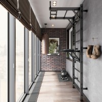 Spalier gimnastica DSK (11.05.07+11.05.03+11.05.08) Black Matt imaginea #2 — magazin online Desire.md