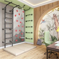 Шведская стенка Romana S9 (01.21.7.06.410.04.00-01) Black Matt фото №4 — интернет-магазин Desire.md