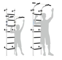 Шведская стенка Romana S9 (01.21.7.06.410.04.00-01) Black Matt фото №7 — интернет-магазин Desire.md