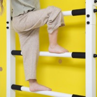 Шведская стенка c рукоходом Romana Plus (11.05.01) White фото №5 — интернет-магазин Desire.md