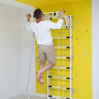 Шведская стенка c рукоходом Romana Plus (11.05.01) White фото №8 — интернет-магазин Desire.md