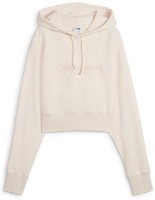 Hanorac damă Puma Classics+ Relaxed Cropped Hoodie Rosebay M imaginea #1 — magazin online Desire.md