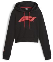 Hanorac damă Puma F1 Ess Cropped Hoodie Wns Puma Black XL imaginea #1 — magazin online Desire.md