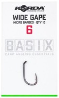Cârlige pentru pescuit Korda Basix Wide Gape 6 10pcs imaginea #1 — magazin online Desire.md