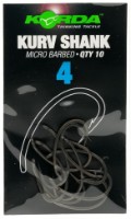 Крючки для рыбалки Korda Kurv Shank 4 10pcs фото №1 — интернет-магазин Desire.md