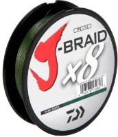 Linie de pescuit Daiwa J-Braid X8 PE 150m Dark Green 0.16mm