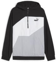 Jachetă pentru bărbați Puma Power Windbreaker 1/2 Zip Puma Black S imaginea #1 — magazin online Desire.md