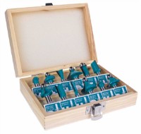 Набор фрез по дереву Total Tools TACSR1121