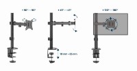 Suport pentru monitor Gembird MA-D1-03