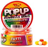 Boilies pentru pescuit Senzor Dumbells Minis Tutti Frutti 4-5mm 10g