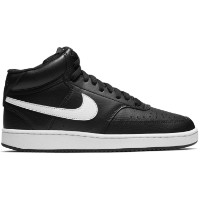 Bocanci pentru dame Nike Wmns Court Vision Mid Black/White, s.38.5 imaginea #3 — magazin online Desire.md