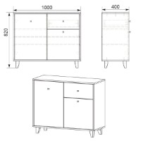 Комод Компанит 21 Нимфея Альба фото №2 — интернет-магазин Desire.md