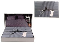 Постельное бельё Newhome Stripe Satin Anthracite (53380.1) фото №2 — интернет-магазин Desire.md