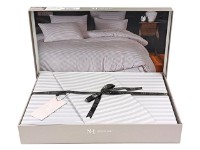 Lenjerie de pat Newhome Stripe Satin Grey (53380.4) imaginea #3 — magazin online Desire.md