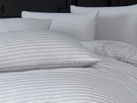 Lenjerie de pat Newhome Stripe Satin Grey (53380.4) imaginea #2 — magazin online Desire.md