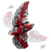 Конструктор Lego Star Wars: Ahsoka Tano's T-6 Jedi Shuttle (75362) фото №3 — интернет-магазин Desire.md