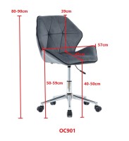 Офисный стул Xenos Oslo Grey фото №5 — интернет-магазин Desire.md