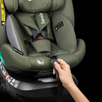 Детское автокресло Lionelo Bastiaan One I-Size Green Olive фото №8 — интернет-магазин Desire.md