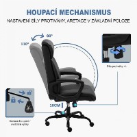 Офисное кресло Antares Nevada Black фото №3 — интернет-магазин Desire.md