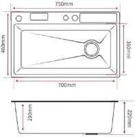 Chiuvetă de bucătărie iSink P31 Anthracite (1305891) imaginea #6 — magazin online Desire.md