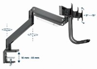 Кронштейн для монитора Gembird MA-DA3-03 фото №4 — интернет-магазин Desire.md