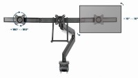 Кронштейн для монитора Gembird MA-DA3-03 фото №5 — интернет-магазин Desire.md