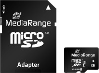 Сard de memorie MediaRange microSDHC™ Class 10 + SD adapter 128Gb (MR945)