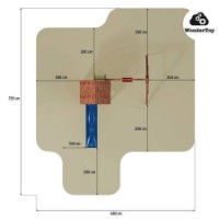 Игровой комплекс Fungoo Carol 2 Grey&White фото №3 — интернет-магазин Desire.md