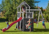 Игровой комплекс Fungoo Carol 3 Grey&White фото №2 — интернет-магазин Desire.md