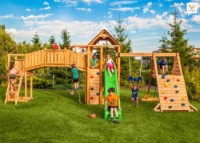 Игровой комплекс Fungoo Fun Gym Fortress Tiptop Rainbow Spider+