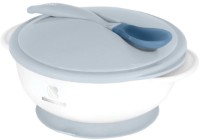 Миска на присоске и ложкой с датчиком температуры Kikka Boo Blue (31302040126)