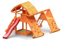 Complex de joacă Fungoo Giant Spider Red