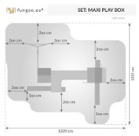 Игровой комплекс Fungoo Play Box My Side Fortress Toybox Rainbow Move+ фото №3 — интернет-магазин Desire.md