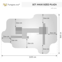 Игровой комплекс Fungoo Sized Plaza My Side Fortress Toybox Rainbow фото №4 — интернет-магазин Desire.md