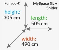 Игровой комплекс Fungoo My Space XL Spider+ фото №7 — интернет-магазин Desire.md
