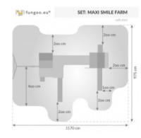 Игровой комплекс Fungoo Smile Farm My Space XL Fortress Toybox Rainbow Move+ фото №3 — интернет-магазин Desire.md