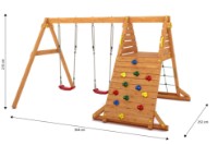 Игровой комплекс Fungoo Spider King with Flat Red Seat фото №2 — интернет-магазин Desire.md