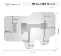 Игровой комплекс Fungoo Spider Land My Space XL Fortress Toybox Rainbow Spider+ фото №4 — интернет-магазин Desire.md