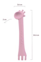 Силиконовая ложка Kikka Boo Giraffe Pink (31302040080) фото №2 — интернет-магазин Desire.md