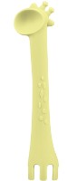 Lingurita de silicon Kikka Boo Giraffe Yellow (31302040083) imaginea #2 — magazin online Desire.md