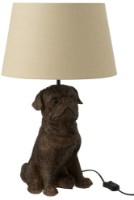 Настольная лампа J-Line Chien Assis Marron 35362