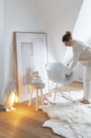 Veioză birou J-Line Pingouin Resine Blanc Small (37840) imaginea #2 — magazin online Desire.md