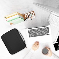 Geanta laptop WiWU Parallel Hardshell Bag 11 Black imaginea #3 — magazin online Desire.md