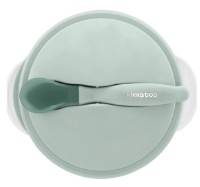 Bol cu ventuză și lingură cu senzor de temperatură Kikka Boo Mint (31302040077) imaginea #2 — magazin online Desire.md